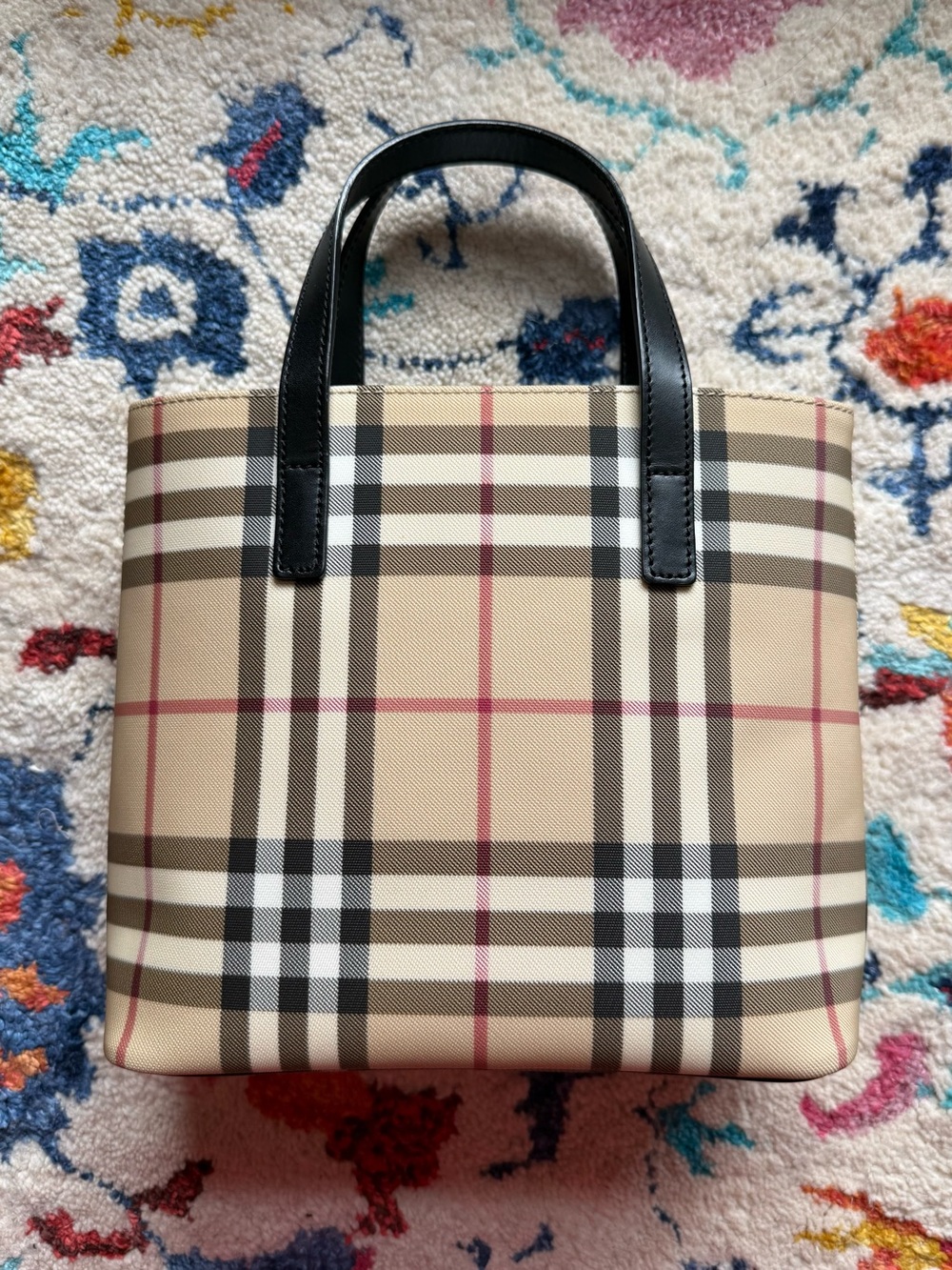 BURBERRY Nova Check Small Tote
